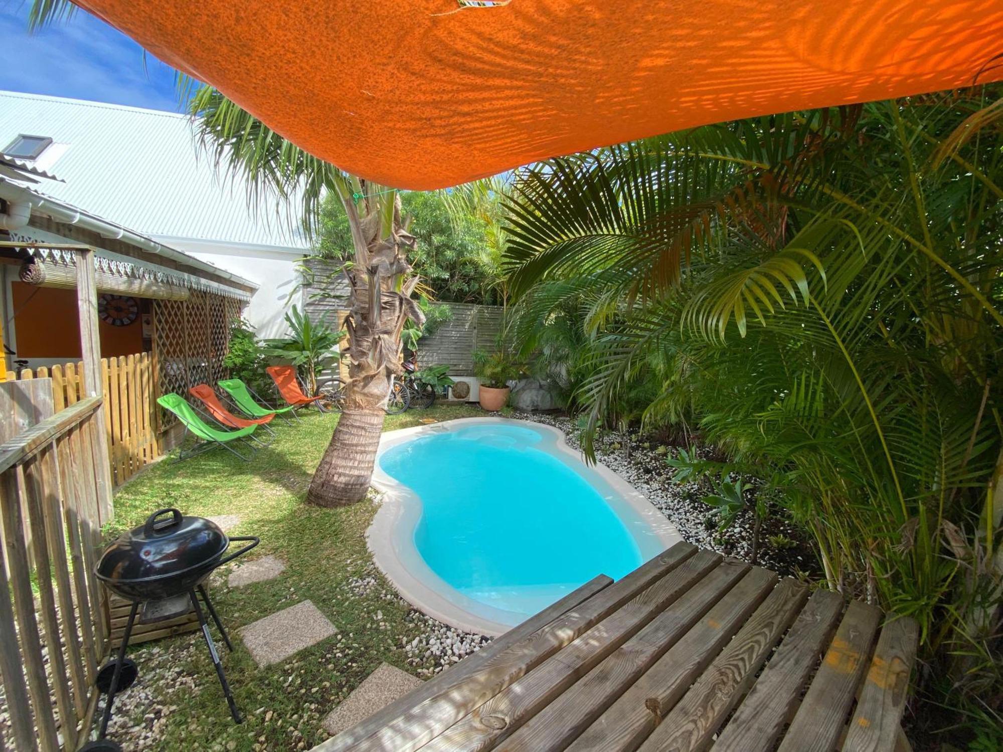 Le Nid D'Amour Avec Sa Piscine Et Jacuzzi Chauffes Saint-Joseph Extérieur photo